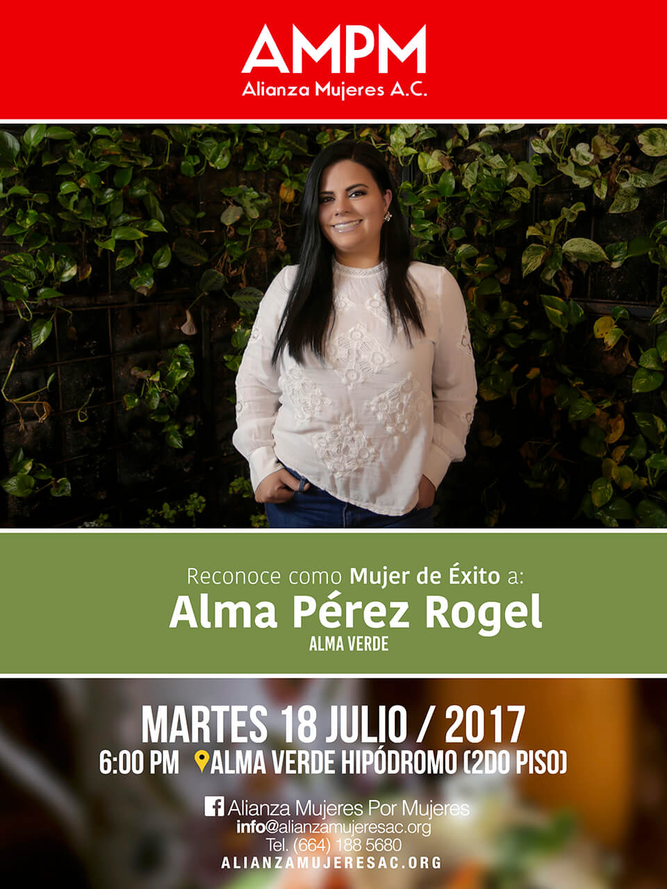 Mujeres de Éxito – Lic. Alma Pérez Rogel